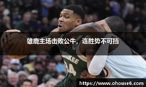 雄鹿主场击败公牛，连胜势不可挡